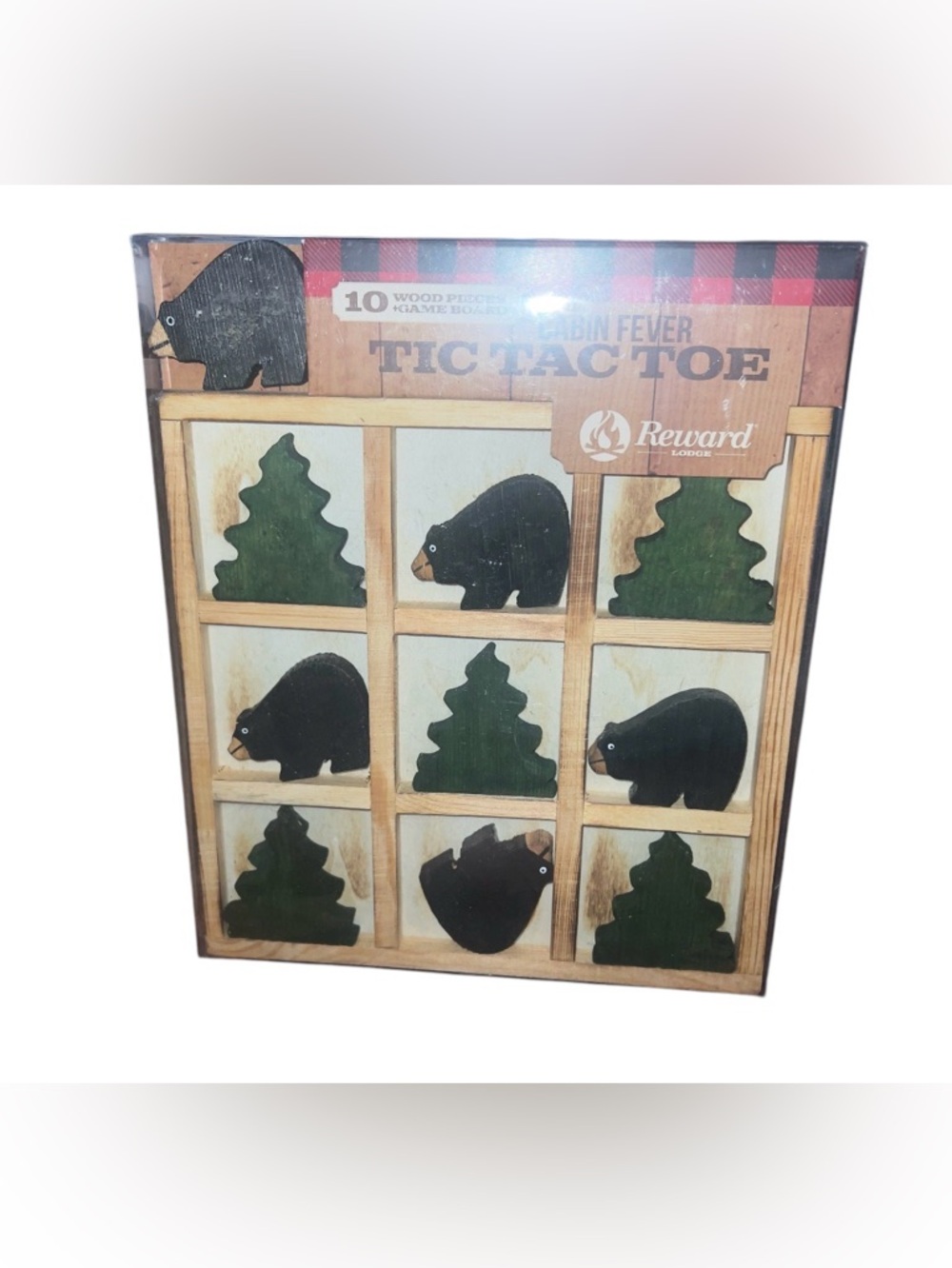 Reward Lodge Cabin Fever Tic Tac Toe - Game Cabin Decor